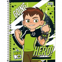 CADERNO UNIVERSITÁRIO CD 1X1 96F BEN 10