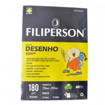 BLOCO DESENHO BRANCO 180GR A-4 C/20 FLS