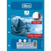 BLOCO PARA FICHÁRIO 4 FUROS 96FLS COLORIDAS TILIBRA