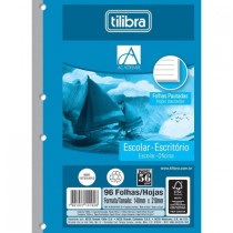 BLOCO PARA FICHÁRIO 1/4 96FLS TILIBRA