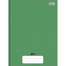 CADERNO CAPA DURA UNIVERSITARIO BROCHURA D+ 96F VERDE