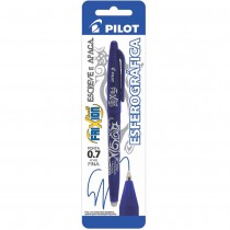 CANETA ESFEROGRÁFICA FRIXION BALL 0.7 AZUL ESCREVE APAGA PILOT