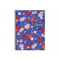 CADERNO UNIVERSITÁRIO CD 12X1 192F CHARME CP2