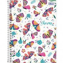 CADERNO UNIVERSITÁRIO CD 10X1 160F CHARME CP1