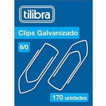 CLIPES N°8/0 170 UNIDADES TILIBRA GALVANIZADO