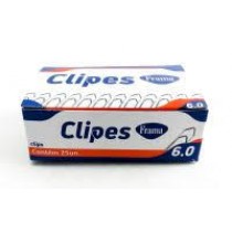 CLIPS FRAMA N°6/0 25 UNIDADES