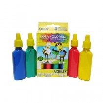 COLA COLORIDA C/4 ACRILEX