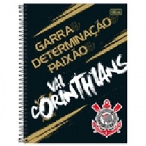 CADERNO UNIVERSITÁRIO TILIBRA  10X1 160F C.D CORINTHIANS CP3