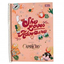 CADERNO UNIVERSITÁRIO CD 10X1 160F CAPRICHO CP2
