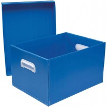 CAIXA ORGANIZADORA THE BEST BOX CORES POLIB AZUL