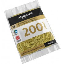 ELASTICO MERCUR SUPER AMARELO N°18 200 UNIDADES