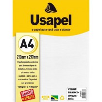 PAPEL USAPEL VERGE BRANCO C/50 A-4 180GR