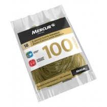 ELASTICO MERCUR SUPER AMARELO N°18 100 UNIDADES