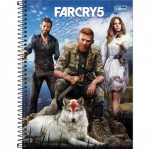 CADERNO UNIVERSITÁRIO 1X1 80F C.D FAR CRY CP3