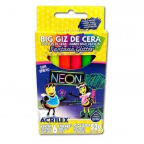 BIG GIZ DE CERA NEON C/6