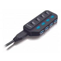 HUB SLIM 3.0 4 PORTAS MULTILASER AC264