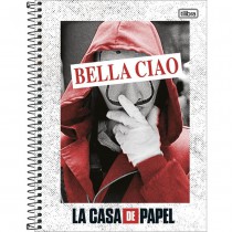 CADERNO UNIVERSITÁRIO 10X1 160F C.D LA CASA DE PAPEL TILIBRA CP1