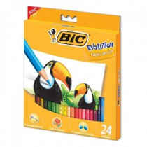 LAPIS DE COR BIC EVOLUTION C/24