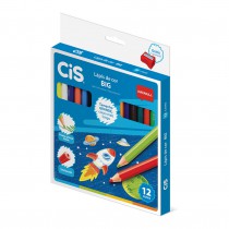 LAPIS DE COR BIG C/12 CIS + APONTADOR