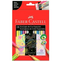 LÁPIS DE COR C/18 CORES FANTASIA FABER CASTELL