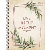 CADERNO UNIVERSITÁRIO 10X1 160F LIVE IN THE MOMENT TILIBRA