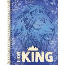 CADERNO UNIVERSITÁRIO 1X1 80F C.D REI LEÃO CP1