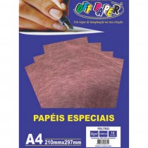 PAPEL FELTRO 30G 10F VERMELHO OFF PAPER