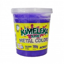 SLIME KIMELEKA 180G METALICA ACRILEX VIOLETA