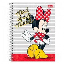 CADERNO UNIVERSITÁRIO 10X1 160F MINNIE LIGHT TILIBRA CP1