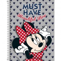 CADERNO UNIVERSITÁRIO 10X1 160F MINNIE LIGHT TILIBRA CP2