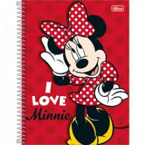 CADERNO UNIVERSITÁRIO 10X1 160F MINNIE LIGHT TILIBRA CP3