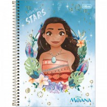 CADERNO UNIVERSITÁRIO CD 1X1 80F MOANA