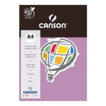 PAPEL CANSON COLOR 180G A4 10F VIOLETA