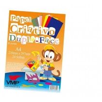 PAPEL CRIATIVO DUPLA-FACE A-4 C/24LFS