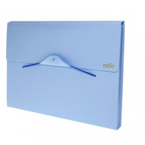PASTA SANFONADA A-4 C/31 DIV LINHO 6097 AZUL DELLO
