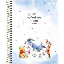 CADERNO COLEGIAL CD 10X1 160F POOH TILIBRA CP1