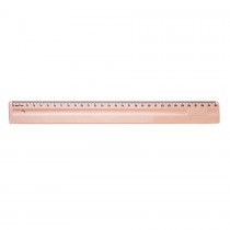 REGUA DELLO 30CM PASTEL ROSA