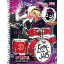 CADERNO UNIVERSITÁRIO CD 1X1 80F MARVEL