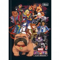 CADERNO UNIVERSITÁRIO CD 1X1 80F MARVEL