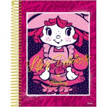 CADERNO UNIVERSITÁRIO CD 1X1 96F MORANGUINHO CP1