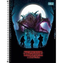 CADERNO UNIVERSITÁRIO TILIBRA 10X1 160F C.D STRANGER THINGS CP3