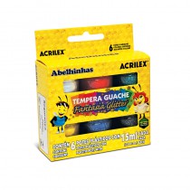 TINTA GUACHE FANTASIA METALLIC C/6