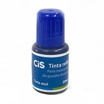 TINTA P/PINCEL QUADRO BRANCO 20ML CIS AZUL