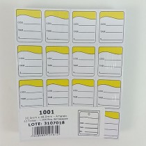 ETIQUETA 30x38 C/1000 AMARELO