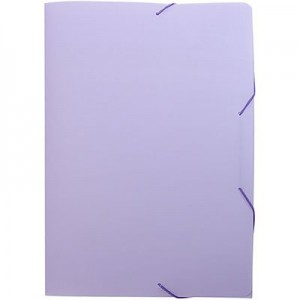 PASTA C/ABA ELASTICO 40MM PASTEL 1424 ACP ROXO