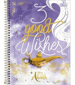 CADERNO UNIVERSITÁRIO CD 1X1 80F ALADDIN