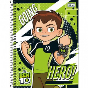 CADERNO UNIVERSITÁRIO CD 1X1 96F BEN 10