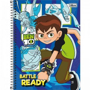 CADERNO UNIVERSITÁRIO CD 1X1 96F BEN 10
