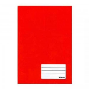 CADERNO CAPA DURA UNIVERSITARIO BROCHURA 48F FORONI VERMELHO