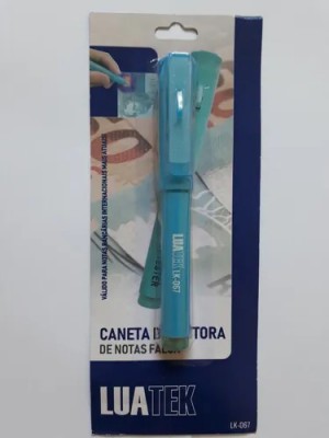 CANETA DETECTORA DE NOTAS FALSAS LUATEK